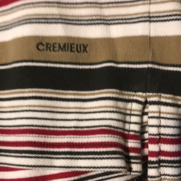 🔵Daniel Cremieux Long Sleeve Striped Polo Size Medium - Picture 4 of 4